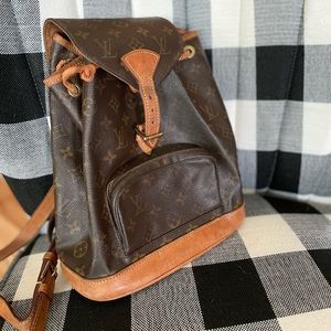 Authentic Louis Vuitton drawstring backpack code SP0918